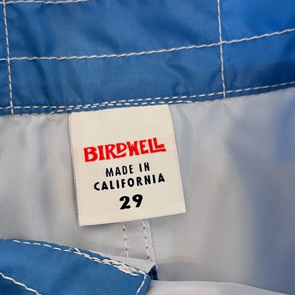Birdwell Beach Britches Swim Trunks Board Shorts Mens 29 Sky Blue Pool Surf USA - Picture 9 of 10